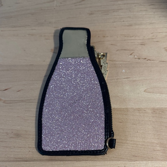🟢 Pink Glitter Bottle-Shaped coin purse - Picture 2 of 2